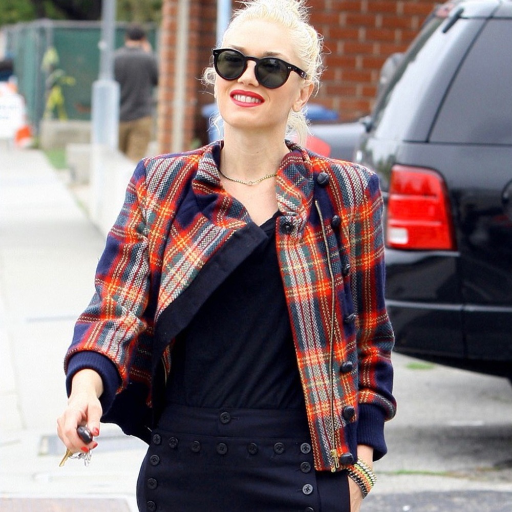 L.A.M.B. plaid jacket